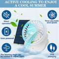 Solar Fan Visor Hat