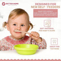 Food Soft Silicone Spoon Baby Learning Food Feeding