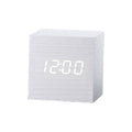 Wood Voice-Controlled Silent Electronic Clock