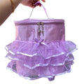 Girls Cute Ballet Dance Bag/ Dance Backpack With Lace Edge