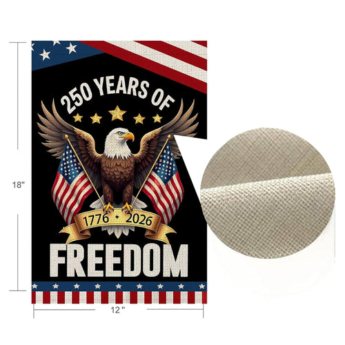12“x18" 250 Years America Garden Flag