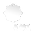 Clear Acrylic DIY Christmas Ornaments