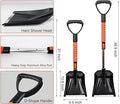 Emergency Snow Shovel Snow Broom Ice Shovel With Handle