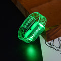 LED Luminous Bracelet Happy Flashing Wristband