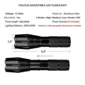 Adjustable Focus Tactical Flashlight