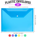 A4 Document Folder Plastic Envelopes With Snap Closure