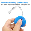Retractable Double Sided Tape Measure Keychain Soft Ruler