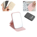 Folding Makeup Mirror – PU Leather