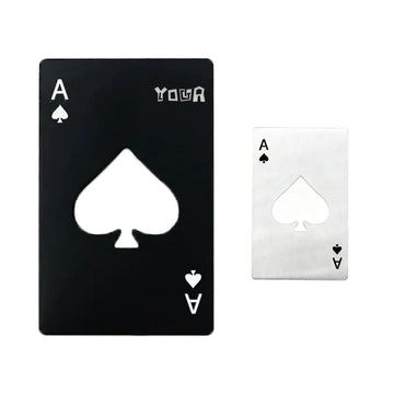 Ace Of Spades Playing Card Bottle Opener