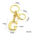 Custom Metal Initial Letter Keychain Better Quality