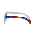 Rainbow Mosaic Block Sunglasses