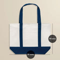 Premium Heavy Canvas Tote With Zipper Pocket
