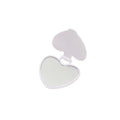 Compact Foldable Heart-Shaped Mirror
