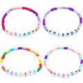 Custom Clay Letter Bracelet
