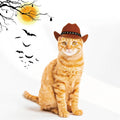 Pet Cowboy Hat Costume With Star Decor