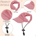 Breathable Corduroy Dog Sun Hat Adjustable Ear Hole Hat