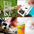 Function Stainless Steel Survival Pocket Tool Card
