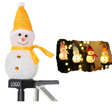 Solar Light-Up Snowman Pathway