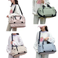 Women Waterproof Expandable Gym Bag Travel Luggage Organizer