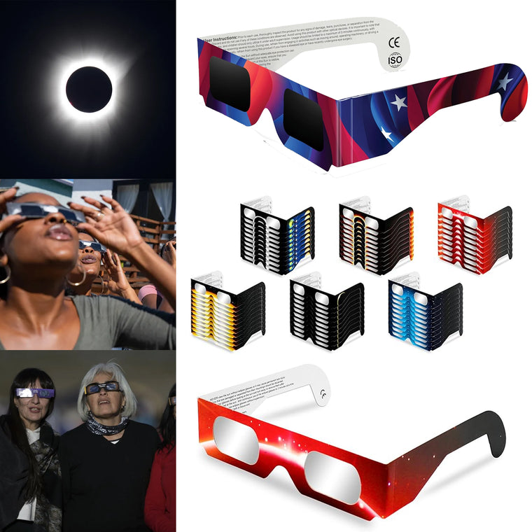 Custom Full Color Solar Eclipse Glasses