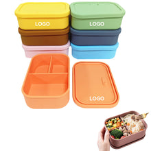 3-Compartment 25Oz Silicone Lunch Box