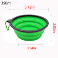 Portable Silicone Pet Folding Bowl