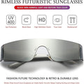 Futuristic Rimless UV Sunglasses
