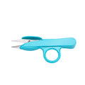 Colorful Plastic-Handled Spring Yarn Snip with Finger Guard