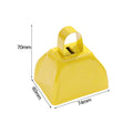 3 Inch Assorted Colors Metal Cowbells