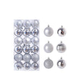 Christmas Tree Decorations 6 Styles Small Shatterproof Balls