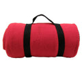 Warm Fleece Blanket Nylon Strap