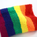 Embroidered Patch Rainbow Bracer Sports Wristbands
