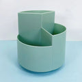 Desk 3 Slots 360-Degree Spinning Pencil Pen Holder
