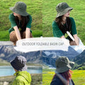 Unisex Foldable Portable Outdoor Quick Dry Bucket Hat