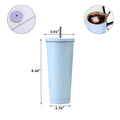 26Oz Classic Insulated Coffee Tumbler With Straw