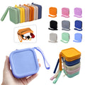 Square Zippered Silicone Coin Purse