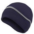 Fleece Lined Warm Beanie with Reflective Strip