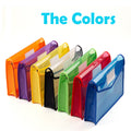 Transparent Plastic Folder Expanding Wallet