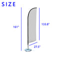 13ft Advertising Banner Flag & Tail Feather Flag Kit