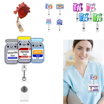 360 Swivel Customized Acrylic Id Holder