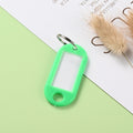 Plastic Key Tag With Label Window