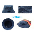 Washed Denim Bucket Hat