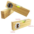 Bamboo Level With Bottle Opener