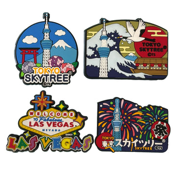 Customizable City Scenery Fridge Magnets