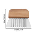 Potato Wavy Slicer with Wooden Handle
