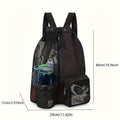 Mesh Waterproof Drawstring Backpack