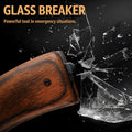 Tactical Folding Knife With Wooden Handle