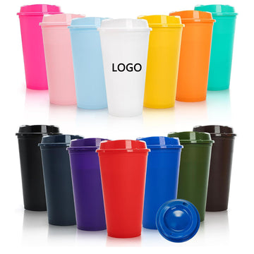 16oz Reusable Coffee Cup with Lid