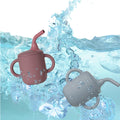 Silicone Toddler Training Cup With Straw