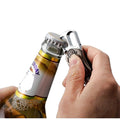 Fidget Spinner Metal Keychain W/ Pocket Knife Bottle Opener